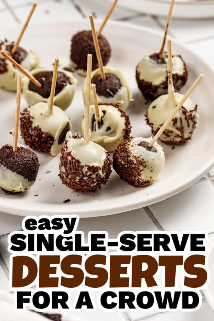 50+ Sweet and Simple Single-Serve Desserts for Any Occasion 25 single serve dessert -No-bake Oreo Cake Pops