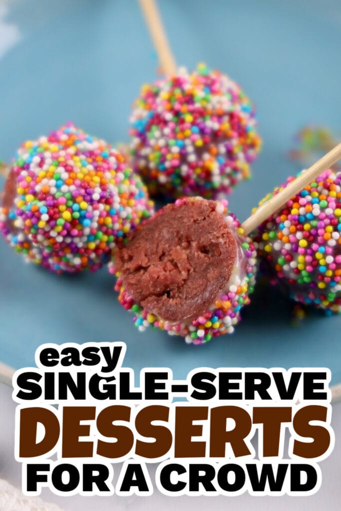 50+ Sweet and Simple Single-Serve Desserts for Any Occasion 26 single serve dessert -Red Velvet Cake Pops