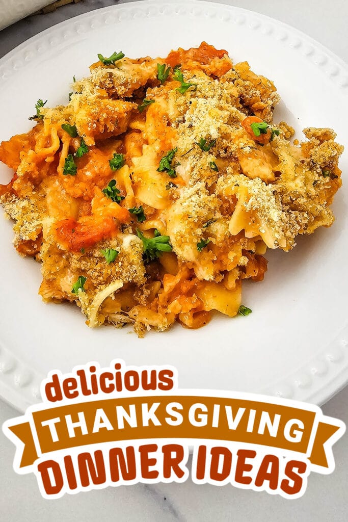thanksgiving dinner ideas - Dump-and-Bake Chicken Parmesan Casserole